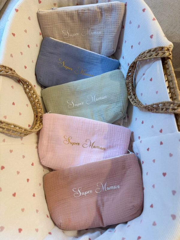 Trousse de toilette « Super Maman »